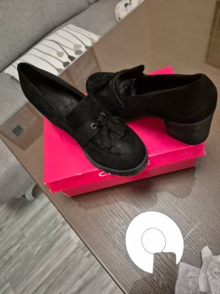Zapato mocasín tacon