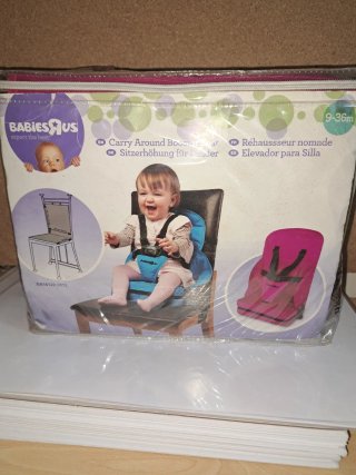 Trona Portátil Bebé Babies R Us Rosa