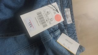 Falda pantalón vaquera bermuda talla 42