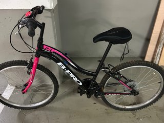 Bici da montagna B-PRO 24 nera e rosa