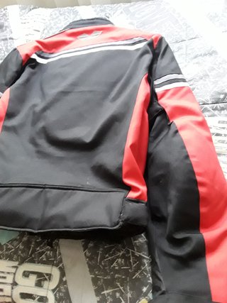 Chaqueta de moto PROSPORT roja y negra Talla L