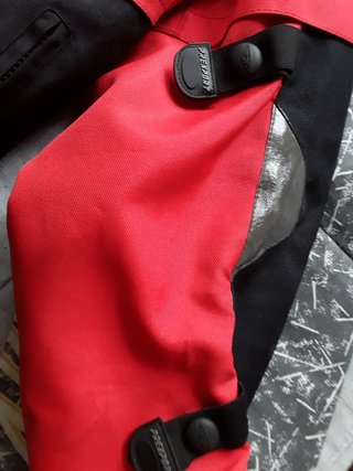 Chaqueta de moto PROSPORT roja y negra Talla L