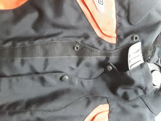 Chaqueta de moto PROSPORT roja y negra Talla L
