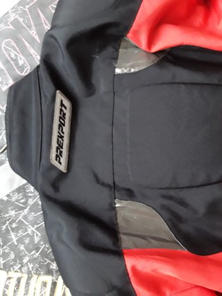 Chaqueta de moto PROSPORT roja y negra Talla L