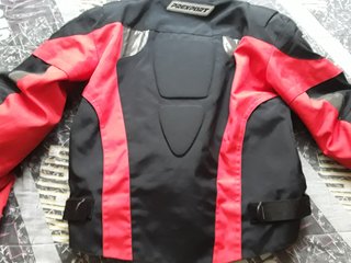 Chaqueta de moto PROSPORT roja y negra Talla L
