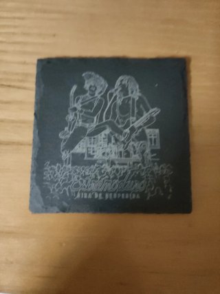 Posavasos Extremoduro con foto y texto. 10 undades