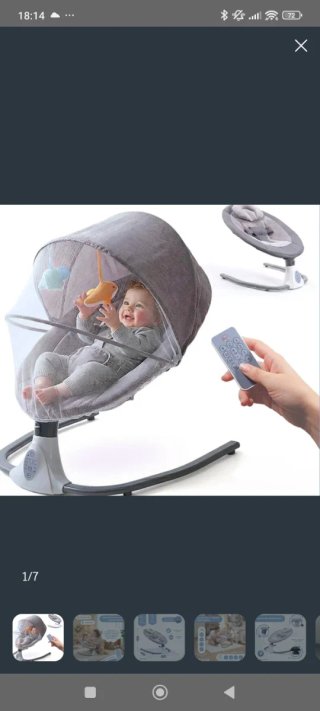 Hamaca bebé mecedora automática TUKTUK