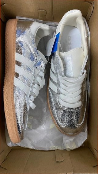 Adidas Samba OG Plata Talla 42
