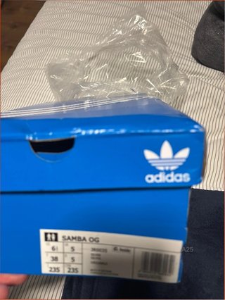 Adidas Samba OG Plata Talla 37