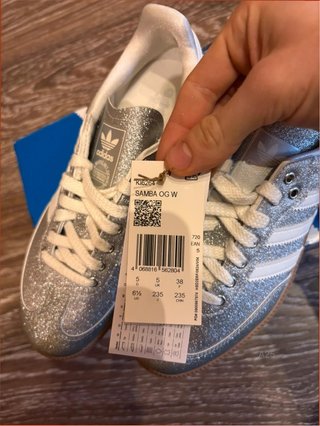 Adidas Samba OG Plata Talla 36