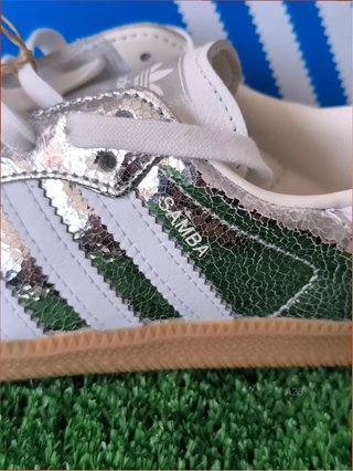 Adidas Samba OG Plata Talla 37