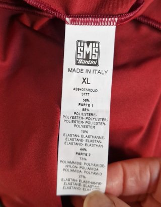 Maillot Santini Rojo y Granate
