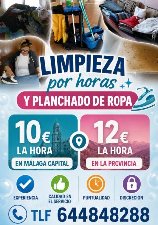 Limpieza y planchado