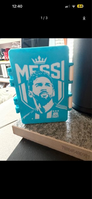 Caja para cromos de fútbol personalizada