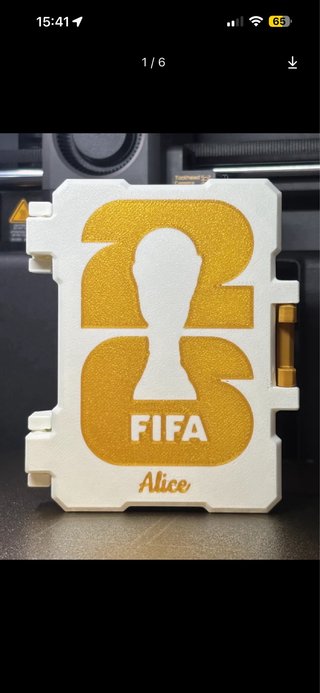 Caja para cromos de fútbol personalizada