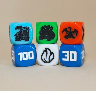 Lote Dados Pokémon