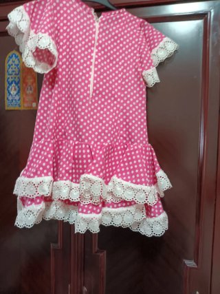 Vestido Gitana 2-3 años + Zapatos Tacon negros 28