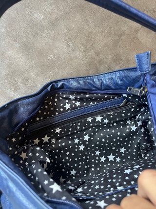 Bolso KangaROOS azul acolchado