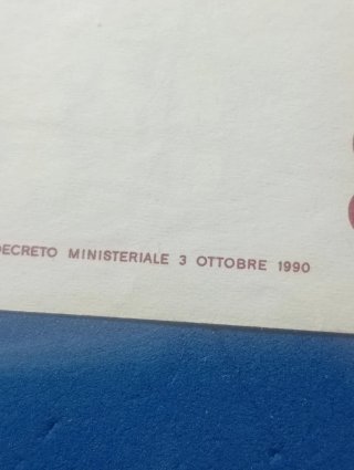Banconota 1000 Lire Montessori Sostitutiva