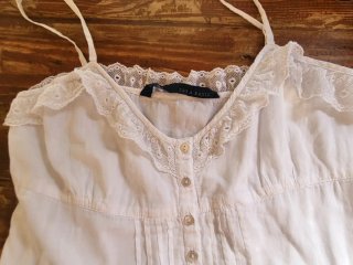 Vestido blanco estilo ibicenco