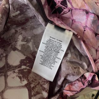 Giacca a vento Diesel rosa pitonata taglia 44