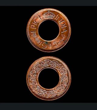 1945 INDIA BRITÁNICA 1 PICE