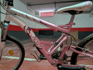 Bicicleta infantil rosa
