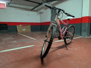 Bicicleta infantil rosa