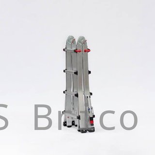Escalera Telescópica Aluminio 6+6 Peldaños Teleflex