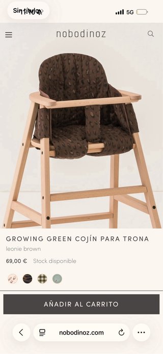 Trona Evolutiva Madera Nobodinoz
