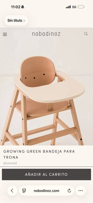 Trona Evolutiva Madera Nobodinoz