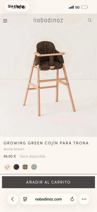 Trona Evolutiva Madera Nobodinoz