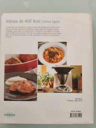 Menos de 400 kcal cocina ligera