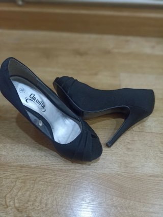 Zapatos de tacón Claudia negros talla 36