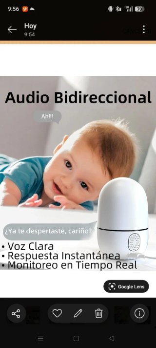 Cámara vigilancia wifi interior