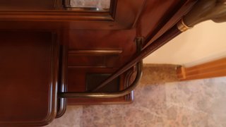 Mueble recibidor con espejo y perchero