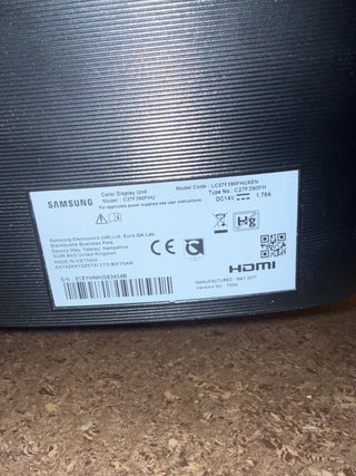 Monitor Samsung Nero