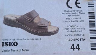 PODOLINE Ciabatte Ortopediche Uomo Marrone