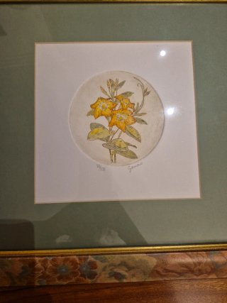 Cuadro Flores 39,5x39,5 cm