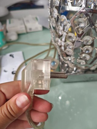 Lámparas de mesa decorativas con cristales