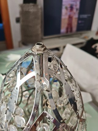 Lámparas de mesa decorativas con cristales