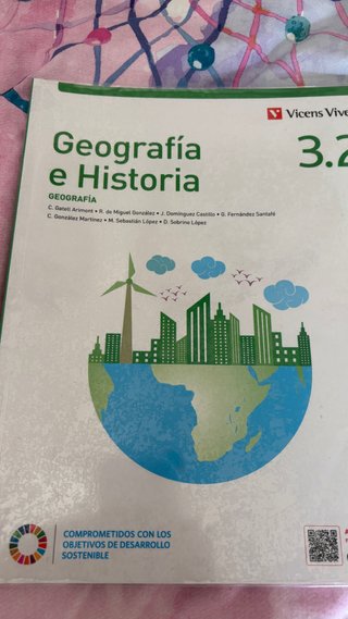 libro, geografía, historia de tercero de la eso