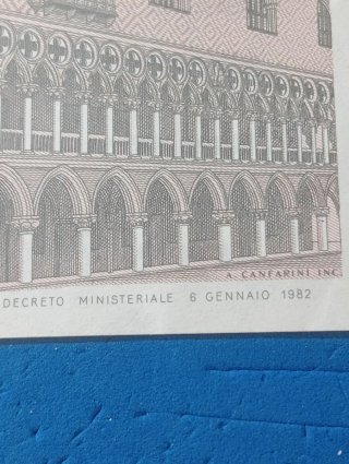 2 Banconote Lire Mille Marco Polo 1982