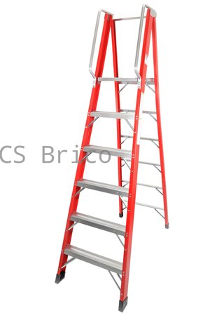 Escalera Fibra Tijera 2x6 - 1,71 Metros - 10402 - Mader