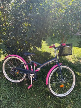 2 Bicicletas Niña 24 Azul y Rosa