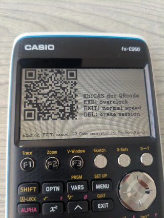 Calculadora Gráfica Casio fx-CG50 KhiCAS