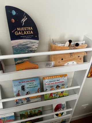Estantería infantil blanca