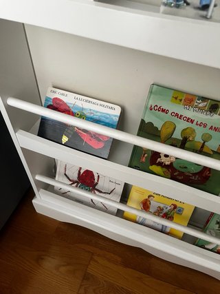 Estantería infantil blanca