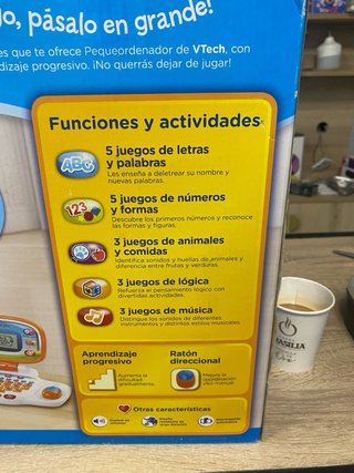 VTech Pequeordenador Infantil Azul/Naranja