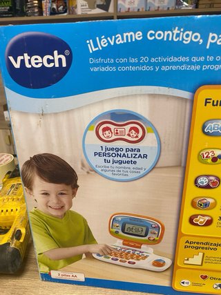 VTech Pequeordenador Infantil Azul/Naranja